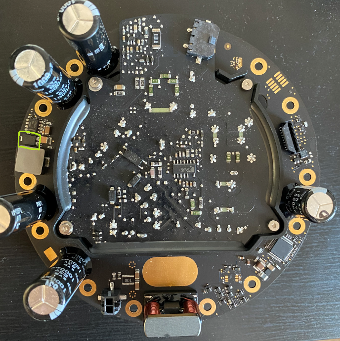 HomePod Reparatur Platine Mikroskop MoonRepair