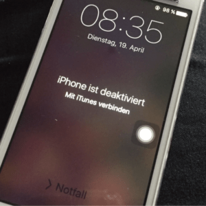 iPhone deaktiviert Datenrettung möglich